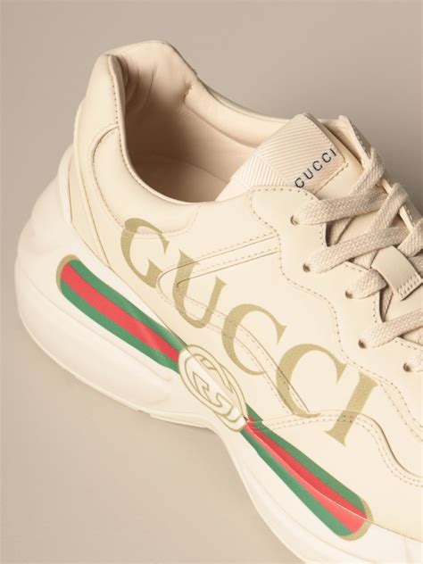 gucci classic white|gucci shoes white price.